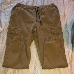 Khaki joggers